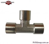 Тройник для компрессора с внутренней резьбой 1/4” AIRKRAFT S1277-2