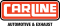 Гофра глушителя Лачетти 1,8 (55*220) 3-х слойная CarLine